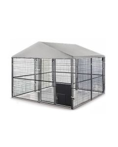 Replacement Canopy Cover for Retriever 10’ X 10’ Kennel – RipLock 350 – Slate Gray
