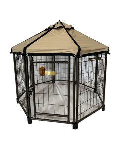 Replacement Canopy Cover for Advantek 4 Foot Portable Pet Dog Gazebo Kennel Playpen – RipLock 350