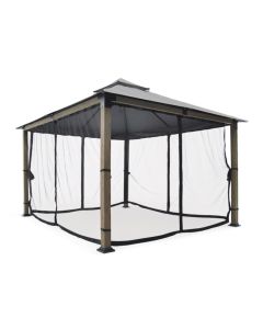 Replacement Canopy for Canvas Henderson 10' x 12' Gazebo - RipLock 350 - Slate Gray