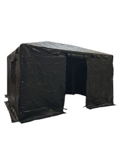 Heavy Duty Winter Cover for Yardistry 10' X 12' Hard Top Gazebo - Black