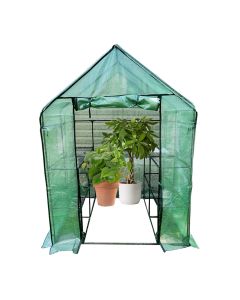 Replacement Cover for Ohuhu 4.8' x 4.8' Portable Greenhouse - PE Fabric - Green