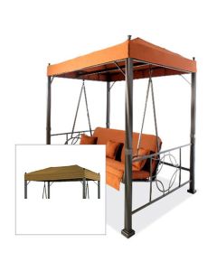Palm Canyon Swing Replacement Canopy - RipLock 350 - Brown