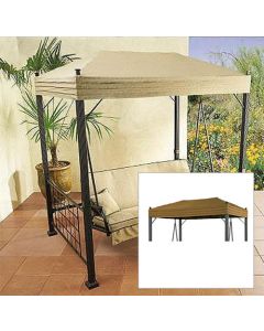 Sydney Swing Replacement Canopy - RipLock 350 - Brown