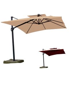 Replacement for Allen Roth Two Tiered Square Umbrella - RipLock 350