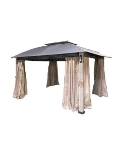 Replacement Canopy and Netting Set for A101015600 Monterey Park Gazebo - Riplock 350