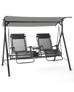 Replacement Canopy for Oversized Double Zero Gravity Swing - SLATE GRAY