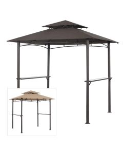Pacific Casual BBQ Grill Gazebo Replacement Canopy - RipLock 350