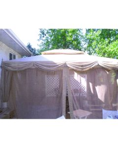 Costco Home Casual 10x12 Draped Replacement Canopy and Netting