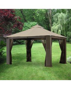 Replacement Canopy and Net for Wicker Gazebo - RipLock 350