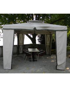 Replacement Canopy and Netting Set for Suncia X-Panel Gazebo