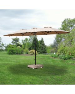 Replacement Canopy for Big Lots Real Living Triple Umbrella 15ft