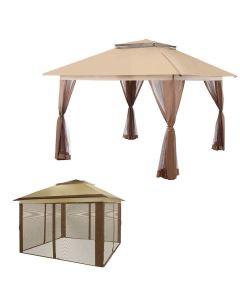 Replacement Canopy for Crown Shades One Touch 11' X 11' Pop Up Gazebo - RipLock 350