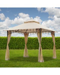 Replacement Canopy for Outsunny 10ft Two Tiered Gazebo - Riplock 350