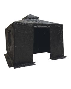 Heavy Duty Winter Cover for Allen Roth 10' X 10' Hard Top Gazebo - Black