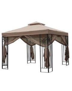 Replacement Canopy and Netting Set for Home Depot Trellis Gazebo  - RipLock 350