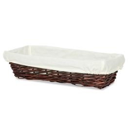 Savannah Slim Rectangular w/ Cloth Liner- Mahogany 