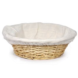Savannah Large Natural Round Utility with Cloth Liner 10in 