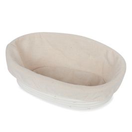 Artisan Narrow Oblong Proof Basket with CLOTH LINER 9in