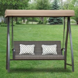 Replacement Canopy for Eastport Wicker Swing - Riplock 500 | Garden Winds