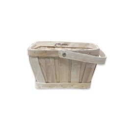 Acid White Wash Classic Woodchip Weave Swing Handle - Med 8in