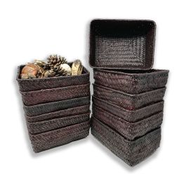 12 Pack - Alexa Rectangular Utility Tray Basket - Small