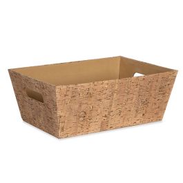 Rect Tray Corkboard Exterior with In Handles - Large 15in