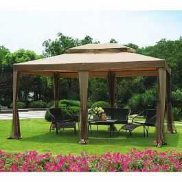 Big Lots 10 x 13 Sunjoy Gazebo Replacement Canopy L-GZ098PST