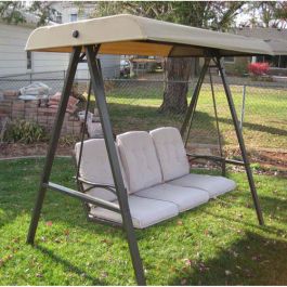 Garden Treasures Freeport 3 Person Swing SC I 126EGS Garden Winds