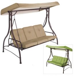 swing 　　no3 Garden Treasures 3-person Steel Outdoor Swing at Lowes.com