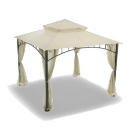 Sunjoy Summer Veranda Gazebo Replacement Canopy and Netting