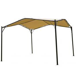 Garden Winds Ersatz-Baldachin Für 12x12 Gitter Pavillon - Riplock 500 Denier, Beige, UV-behandelt & Wasserfest