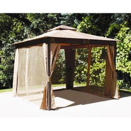 Menards 10 x 10 Gazebo Replacement Canopy and Netting Garden Winds