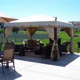 Namco 10 x 12 Finial Cabin Style Single Tiered Gazebo