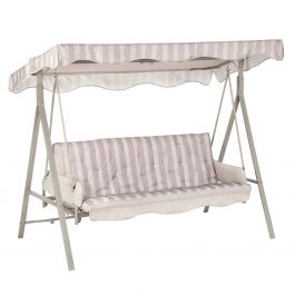 Lowes Garden Treasures SC8844GSN 3 Person Cushion Swing Replacement Canopy Garden Winds