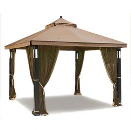 [定休日以外毎日出荷中] Oasis Garden Lighted Winds Garden | Canopy Replacement Gazebo スマートフォン本体