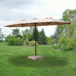 best choice products 8x11ft rectangular patio umbrella w/crank Treasure Garden 8x11' Crank Lift Market philly This umbrella features a Talla:39 Presta Valve Schwinn Air