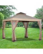 Replacement Canopy and Netting Set for Eight Panel Gazebo - 350