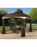Samui 10 x 12 Gazebo Replacement Canopy and Netting - RipLock
