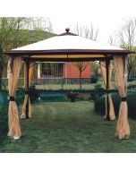 Column 10 x 10 Replacement Canopy and Net - RipLock 350