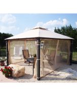 Academy 12 x 12 Two Tiered Gazebo Replacement Canopy - 350