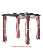 Replacement Privacy Curtain Set for Allen + Roth TPPER2401A Pergola
