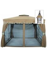 Replacement Canopy and Netting Set for Providence Gazebo - RIPLOCK 350