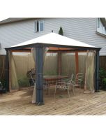 Replacement Canopy and Netting for L-GZ025PST-4 Kingston 10 X 12 Gazebo - RipLock 500