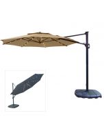 Replacement Canopy for Simply Shade 11ft LED Umbrella AG45RLDT2-LS-1 - Riplock