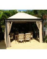 Lighted Gazebo Replacement Canopy and Net - RipLock 350