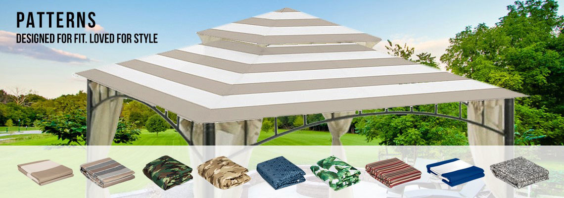 Introducing Patterns - A Style for Every Story - Find Your Replacement Gazebo Canopy